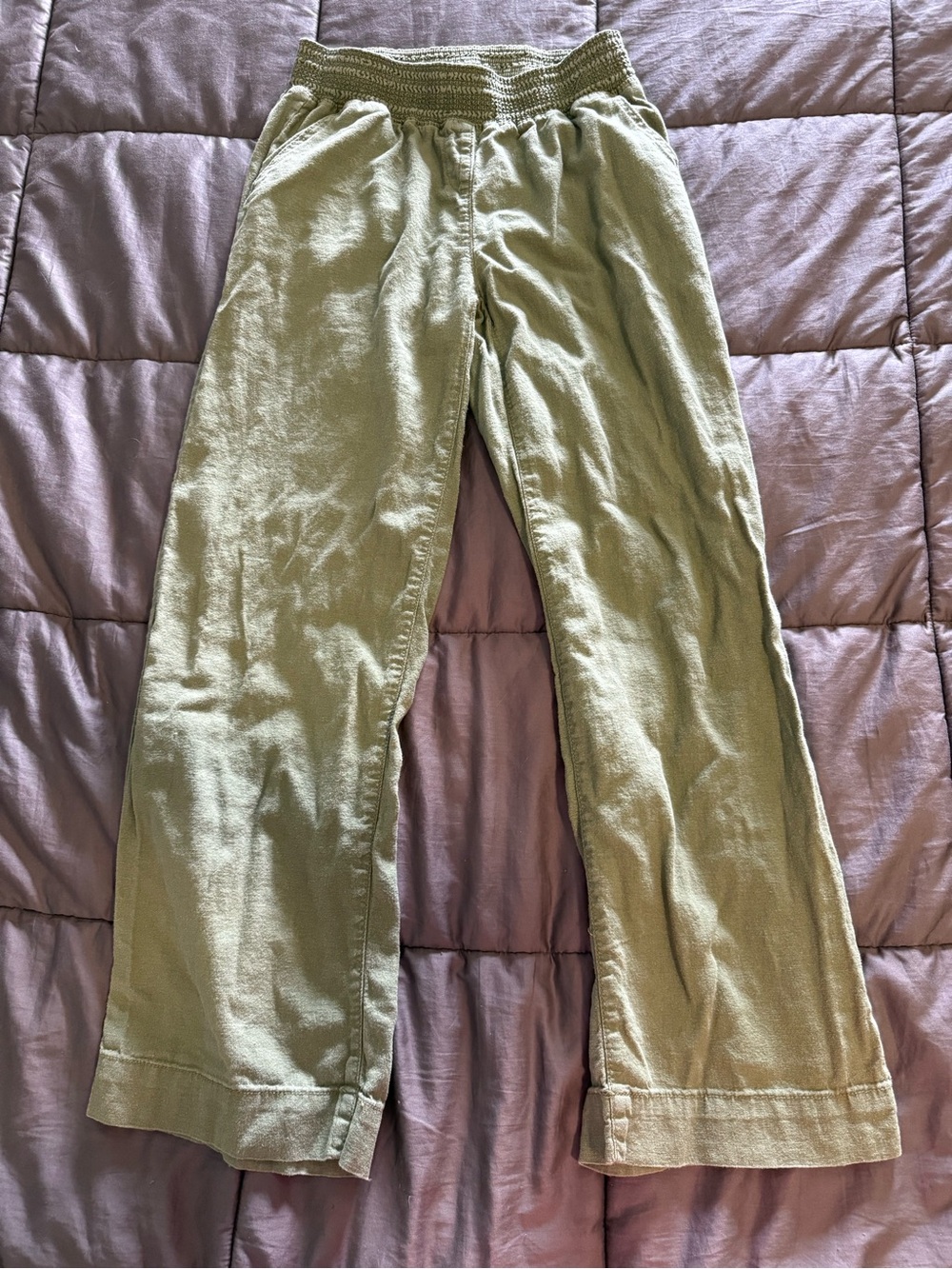 Briggs wide leg linen pants